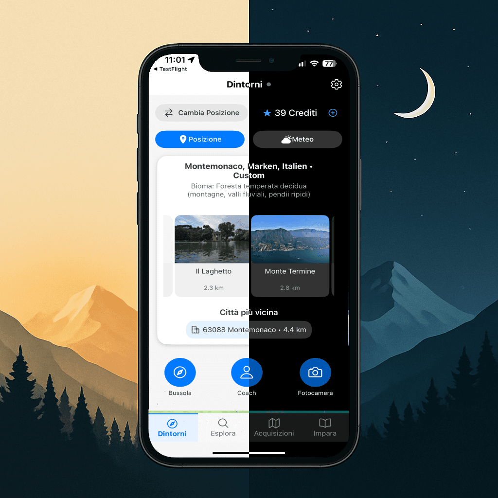 La Tua Guida Completa all'Identificazione della Fauna e della Natura - Wildscope app interface showing wildlife identification features